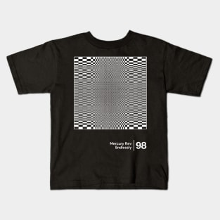 Endlessly - Minimal Graphic Design Artwork Kids T-Shirt